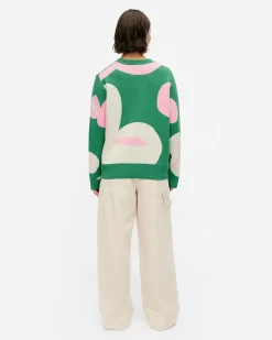 Unisex^Marimekko Viuhko Poiminto Puuvillaneulepusero